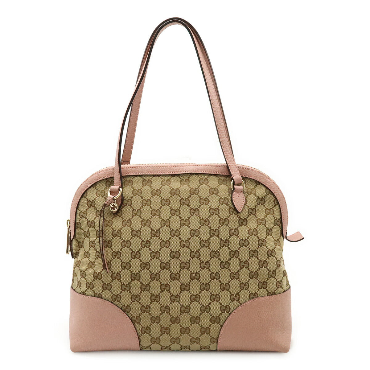 Gucci 2Way Tote Bag Leather Canvas Bag 2