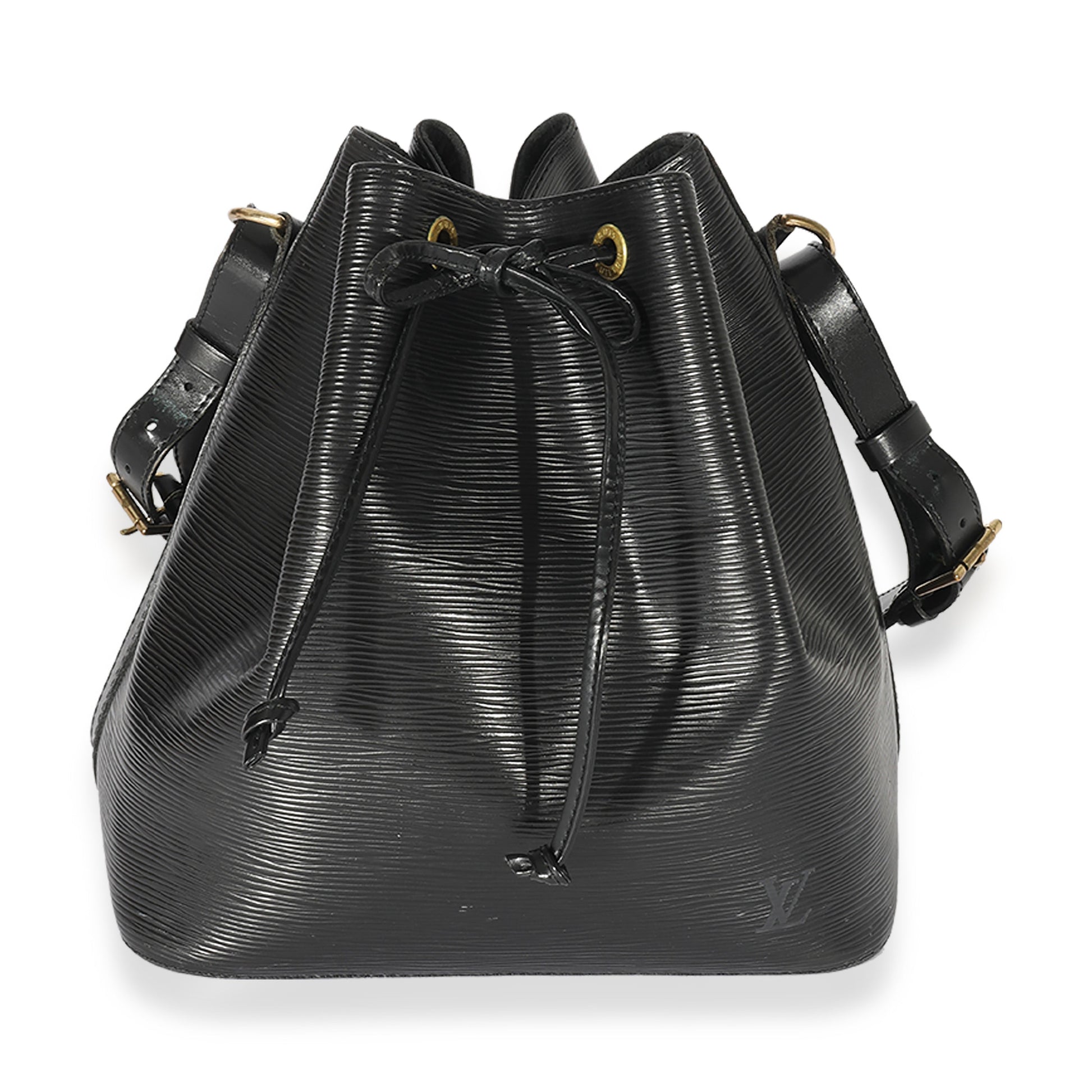 Louis Vuitton Epi Noe Leather Black Handbag