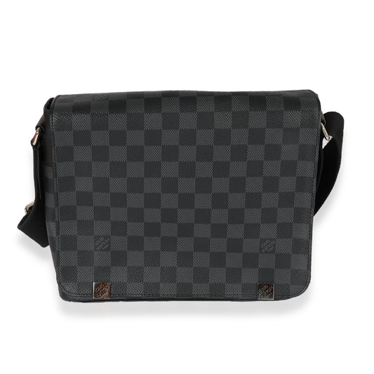 Louis Vuitton Damier Graphite District NM Canvas Handbag
