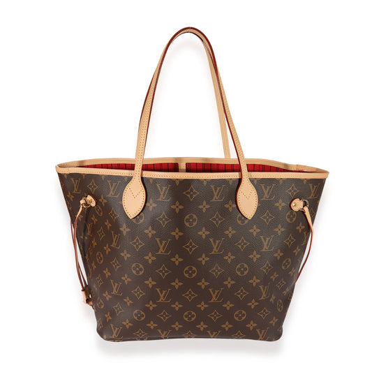 Louis Vuitton Neverfull MM Monogram Canvas Tote Bag 14