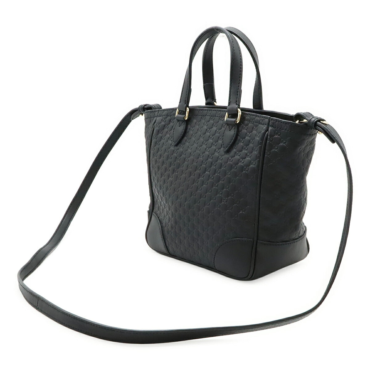 Gucci Microssima 2Way Handbag Leather Travel Bag Handbag 1