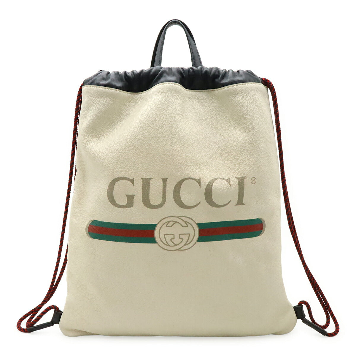 Gucci Print 2Way Backpack Leather Backpack 2