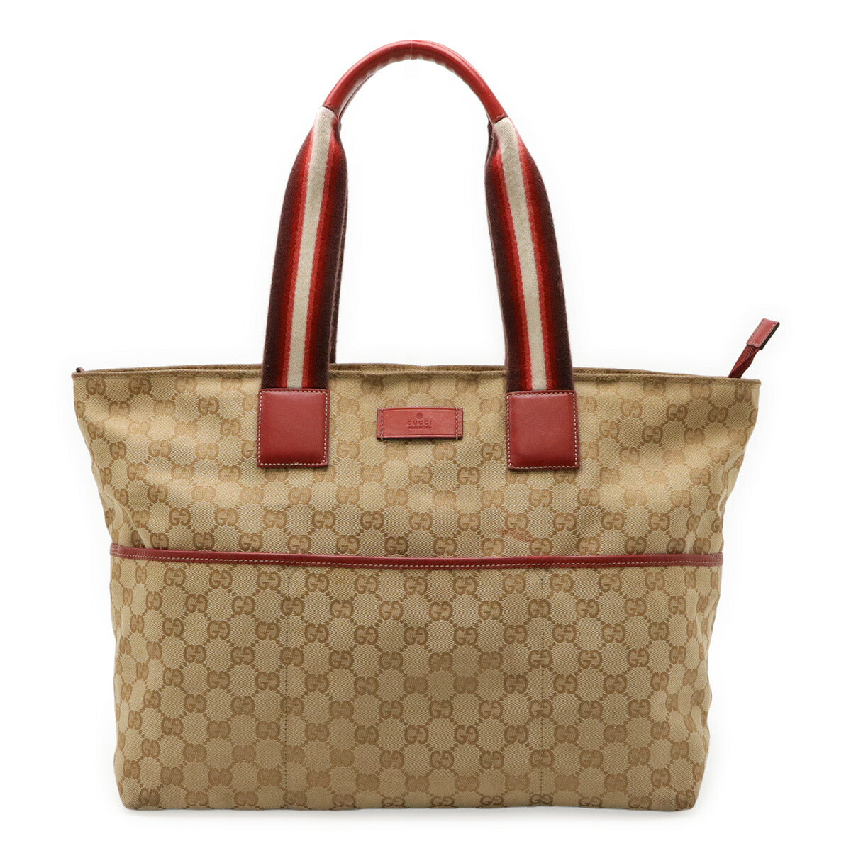 Gucci Tote Bag Leather Canvas Bag 5