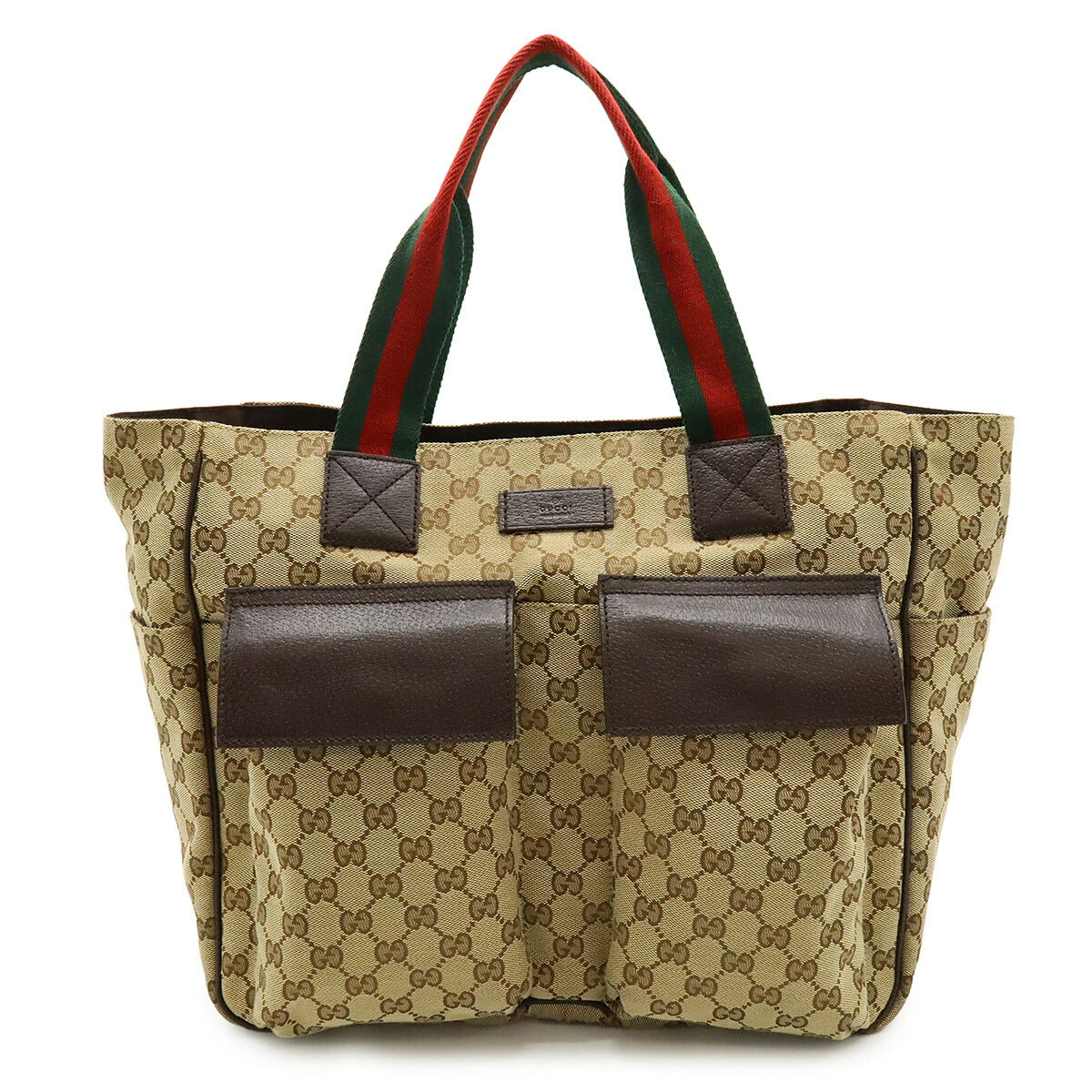 Gucci Tote Bag Leather Canvas Bag 8
