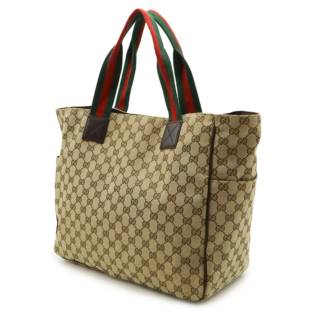 Gucci Tote Bag Leather Canvas Bag 8