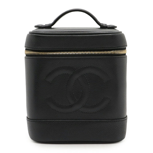 Chanel Coco Mark Caviar Skin Vanity Bag