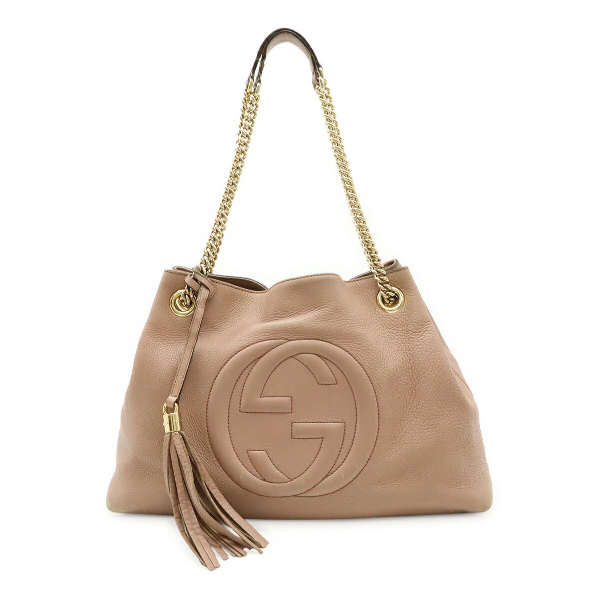 Gucci Soho Interlocking 2Way Bag Leather Travel Bag Bag 9