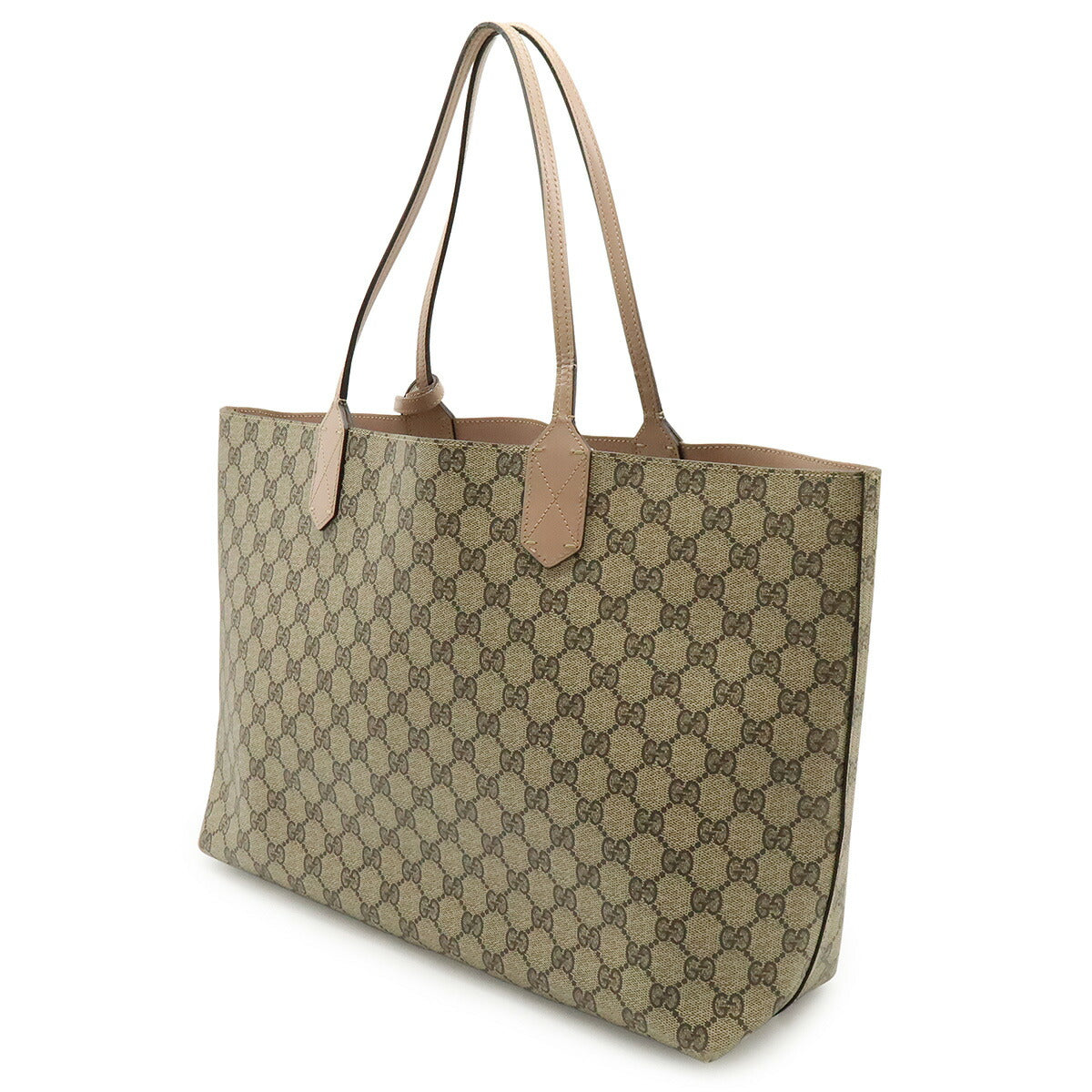 Gucci Supreme Pvc Coated 2Way Tote Bag Leather