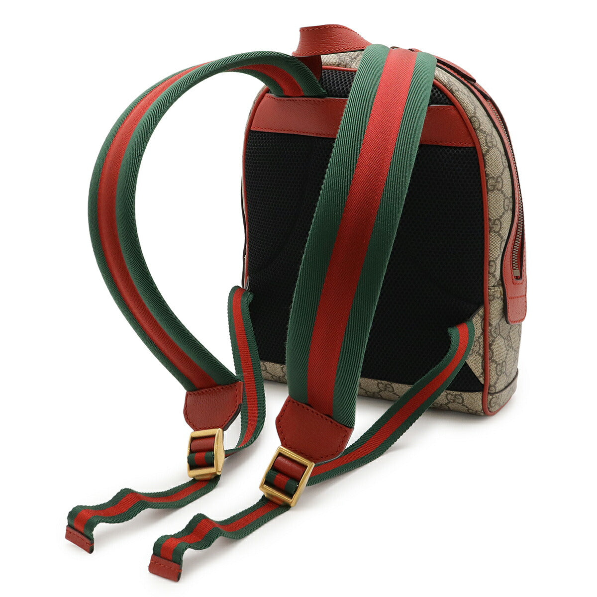 Gucci Supreme Backpack Leather Canvas Leather Backpack