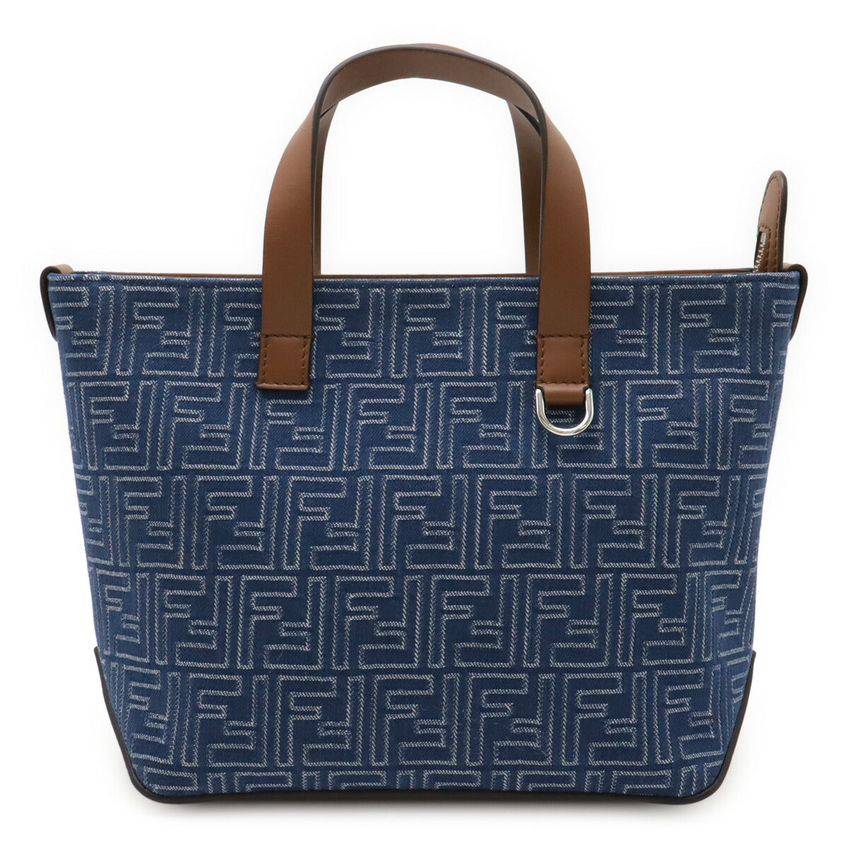 Fendi Ff Shopping Bag Ff Jacquard Handbag Tote Bag