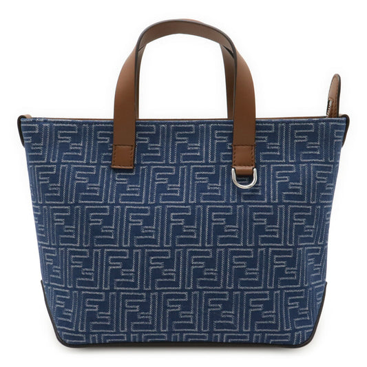 Fendi Ff Shopping Bag Ff Jacquard Handbag Tote Bag