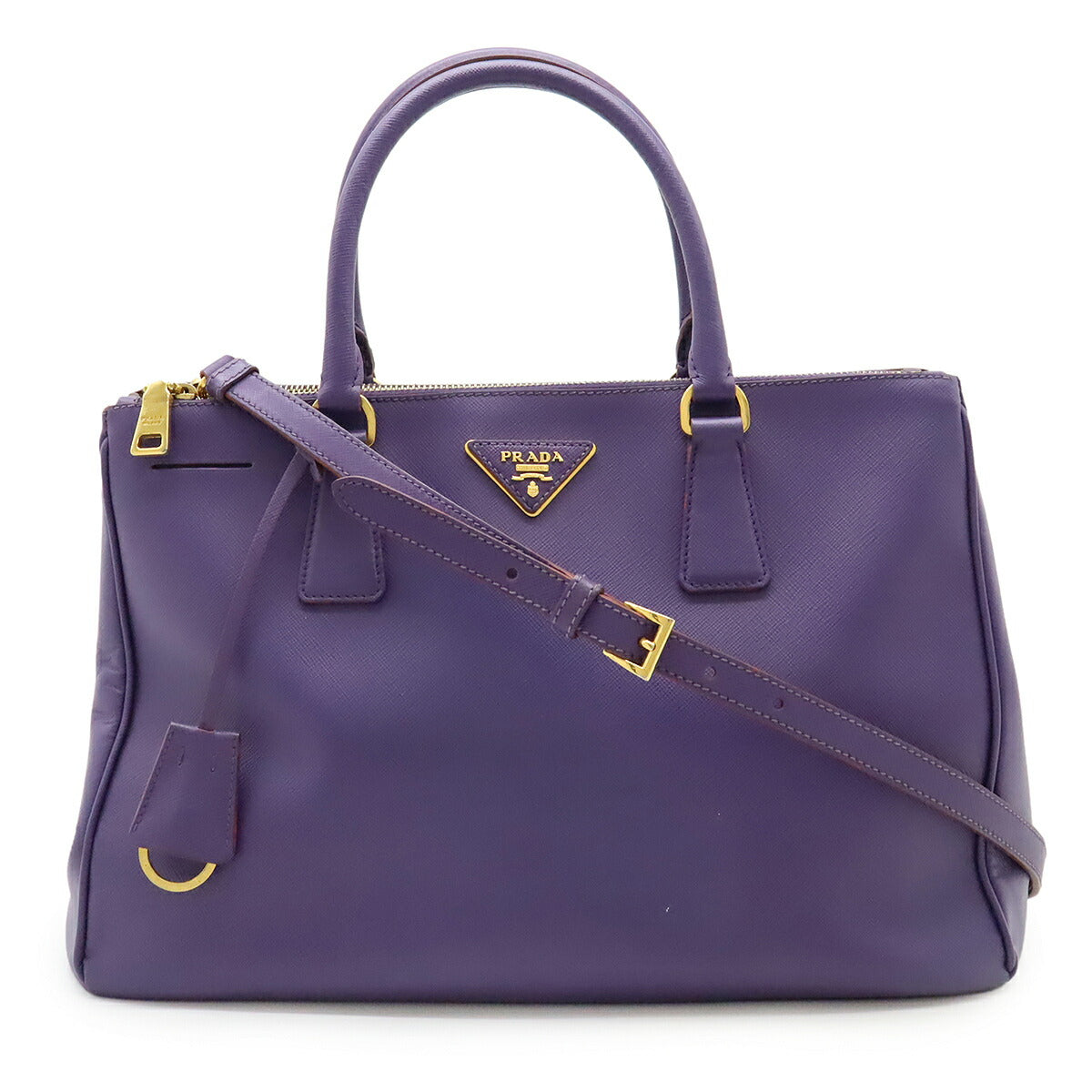 Prada Lux 2Way Handbag Saffiano Travel Bag