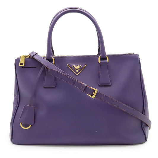 Prada Lux 2Way Handbag Saffiano Travel Bag