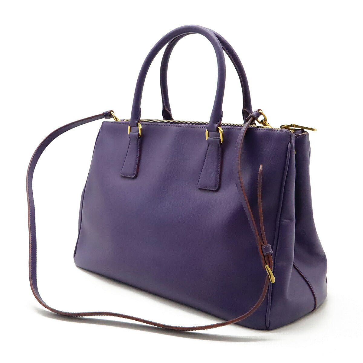 Prada Lux 2Way Handbag Saffiano Travel Bag