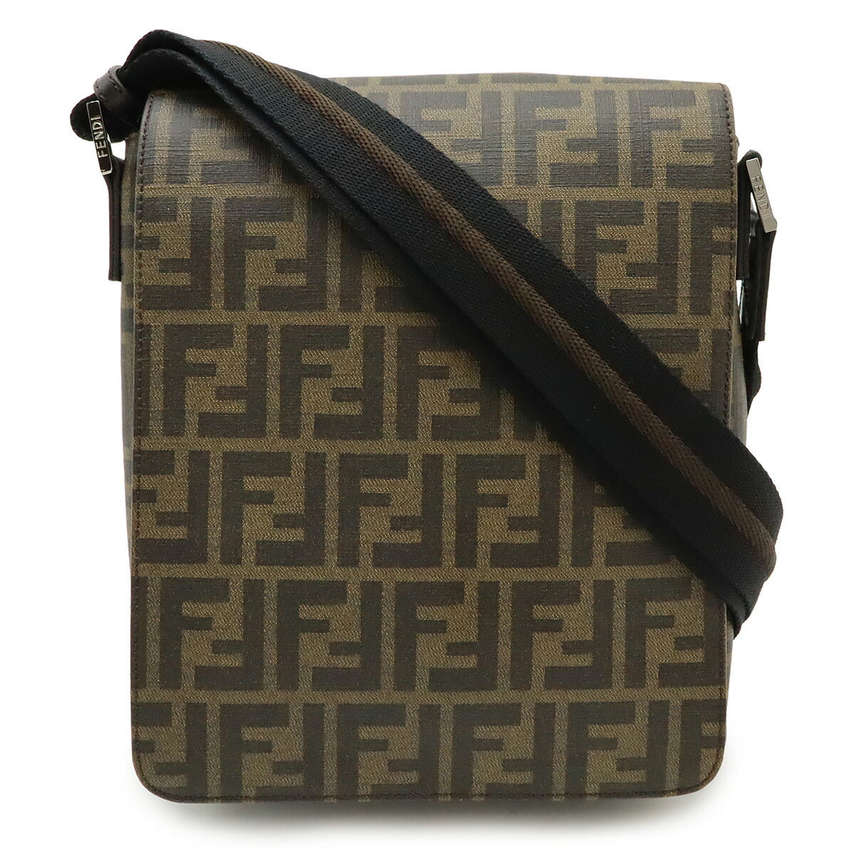 Fendi Zucca Pvc Shoulder Bag