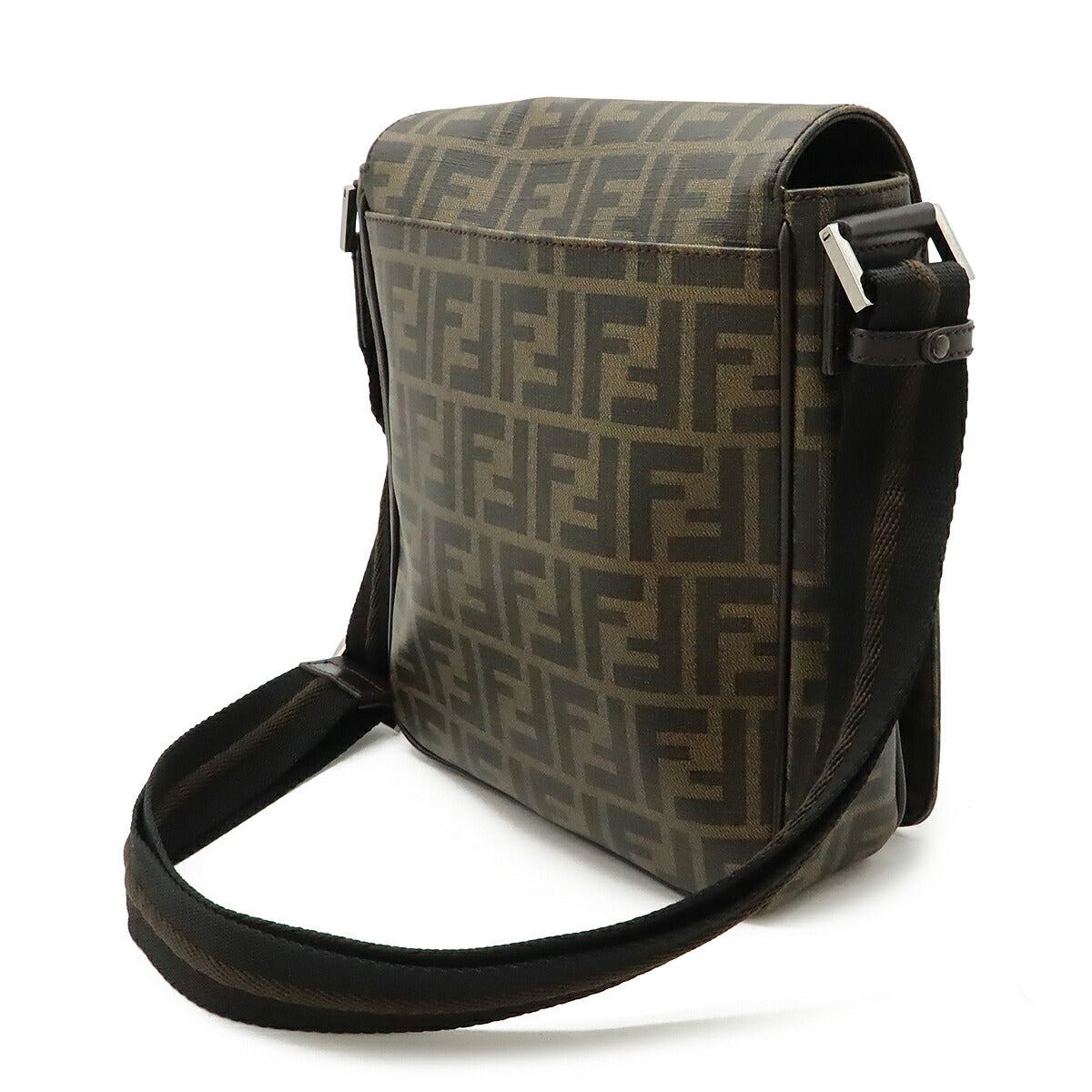 Fendi Zucca Pvc Shoulder Bag