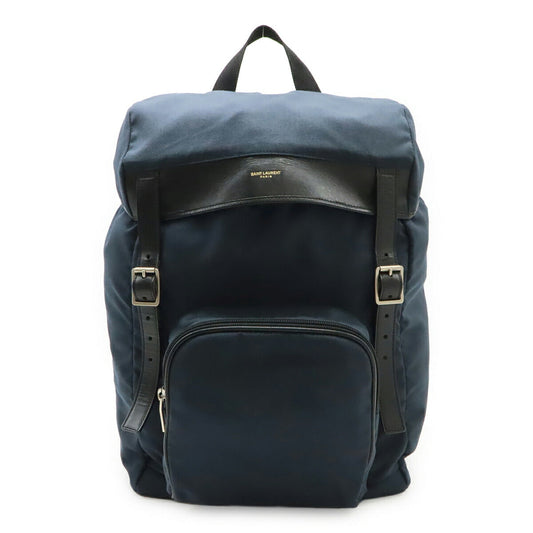 YSL Saint Laurent Hunting Backpack Backpack Leather Canvas