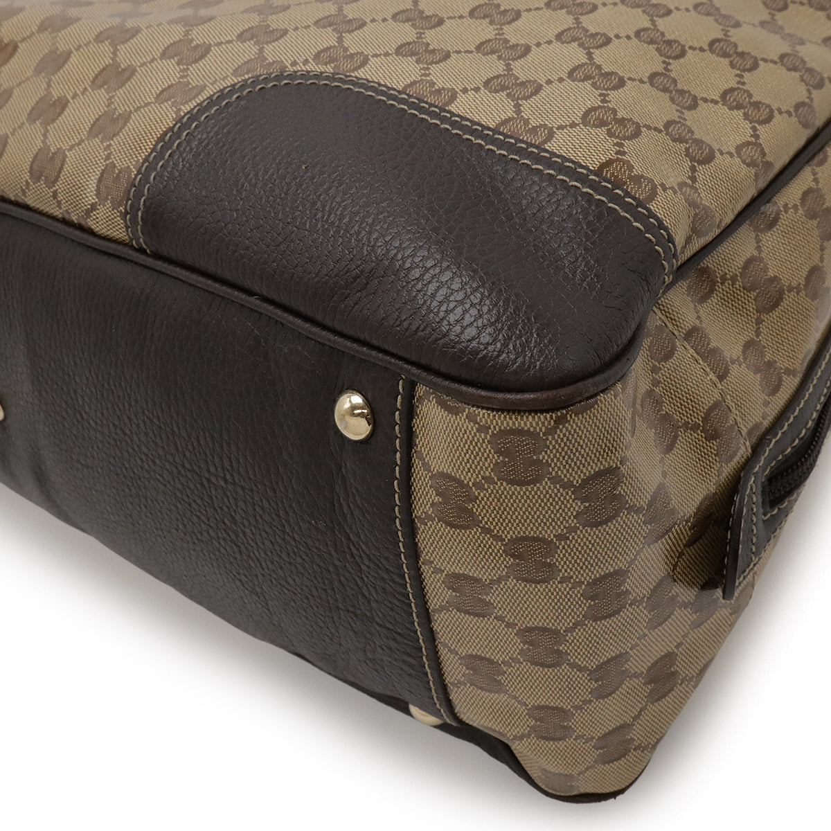 Gucci Coated Handbag Canvas Travel Bag