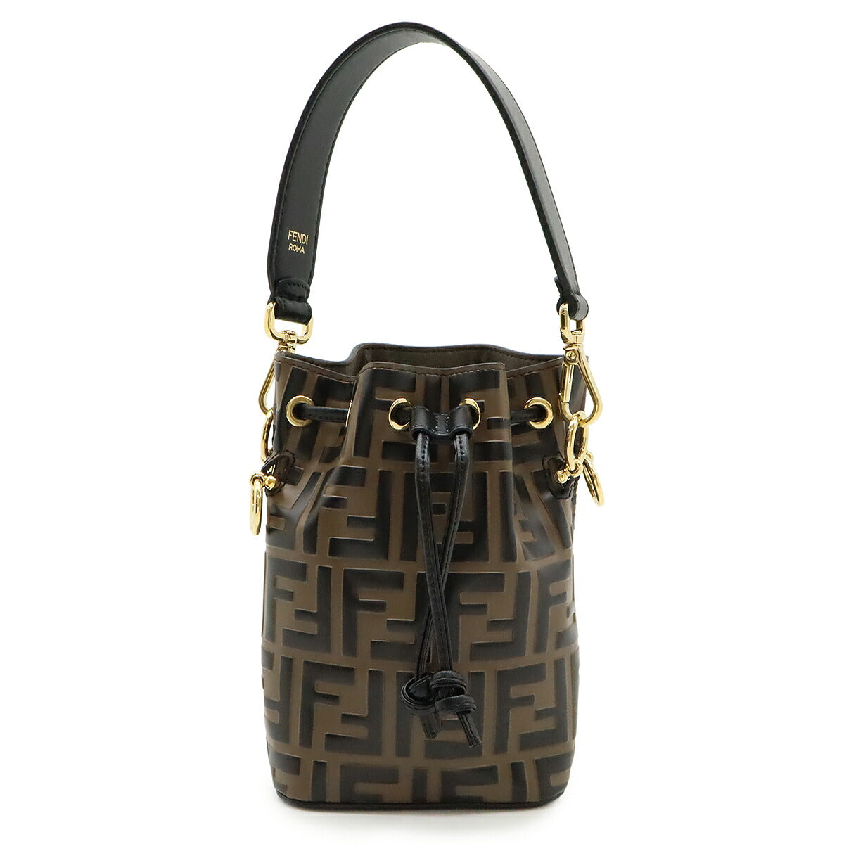 Fendi Mon Tresor Handbag Leather Travel Bag