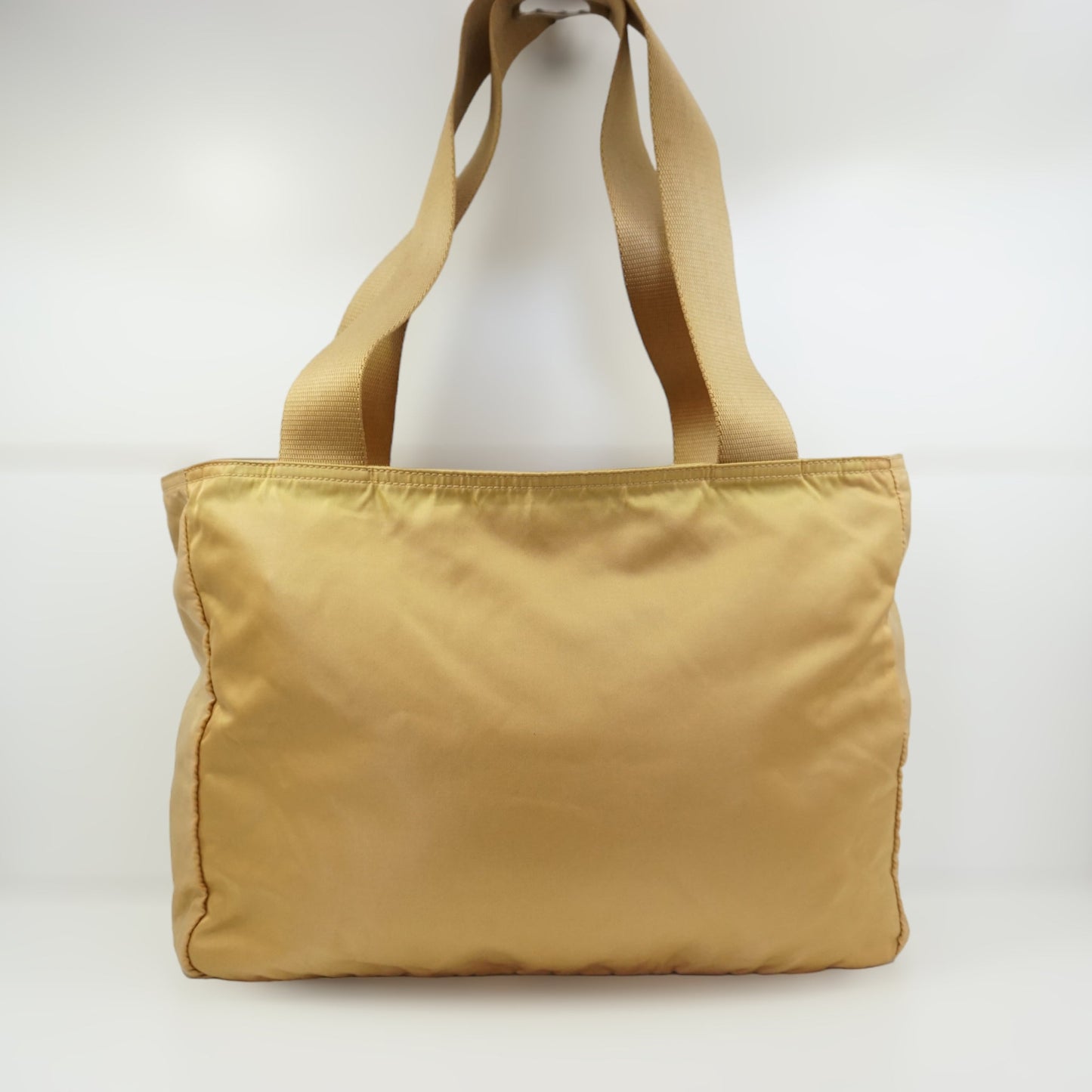 Prada Sandfarvet Luxury Handbag Travel Bag