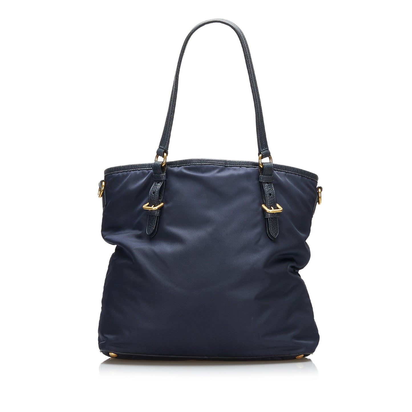 Prada Tessuto Shopper Tote Bag Nylon Blue