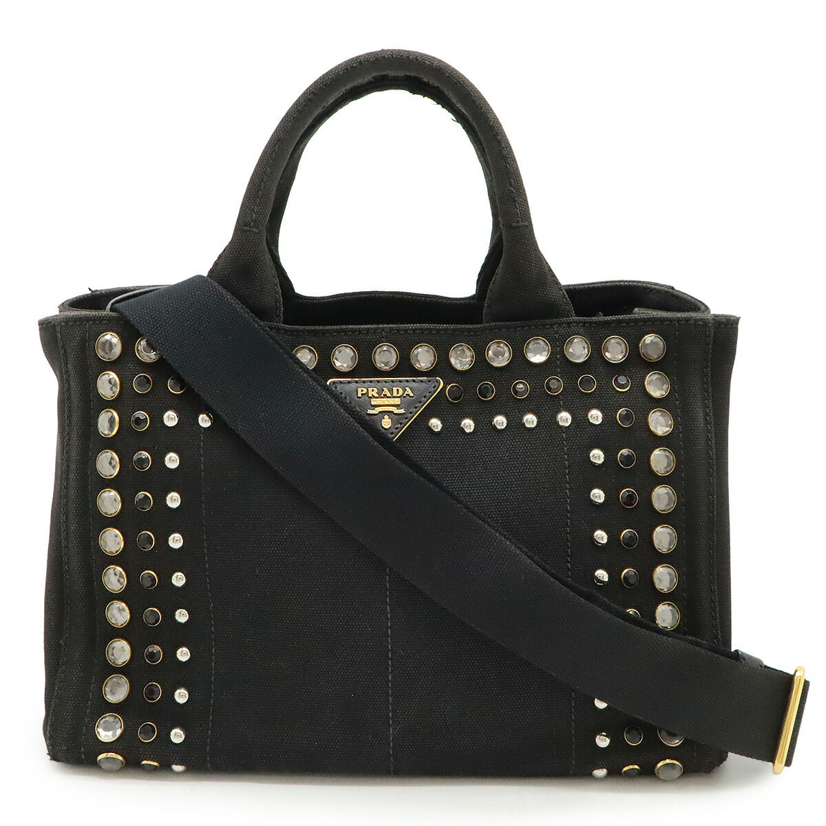 Prada Canapa 2Way Tote Bag Canvas Tote Bag 2