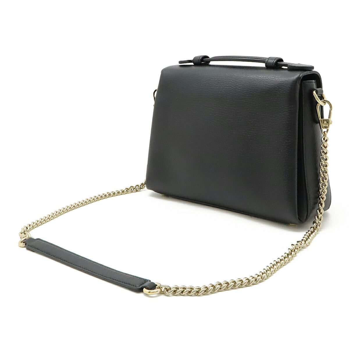 Gucci Interlocking 2Way Handbag Leather Travel Bag