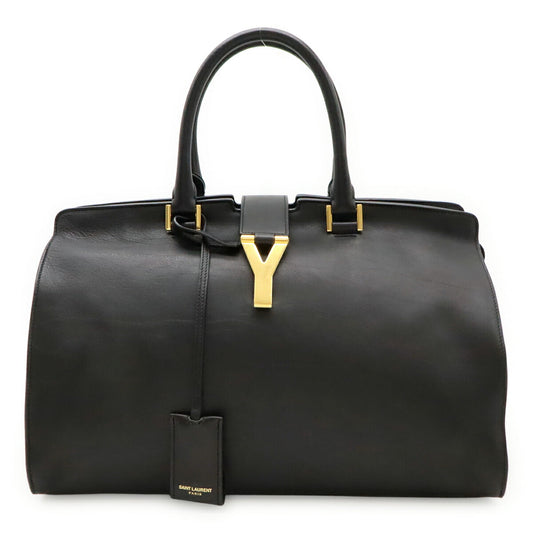 YSL Saint Laurent Paris Cabas Ligne Handbag Leather Travel Bag