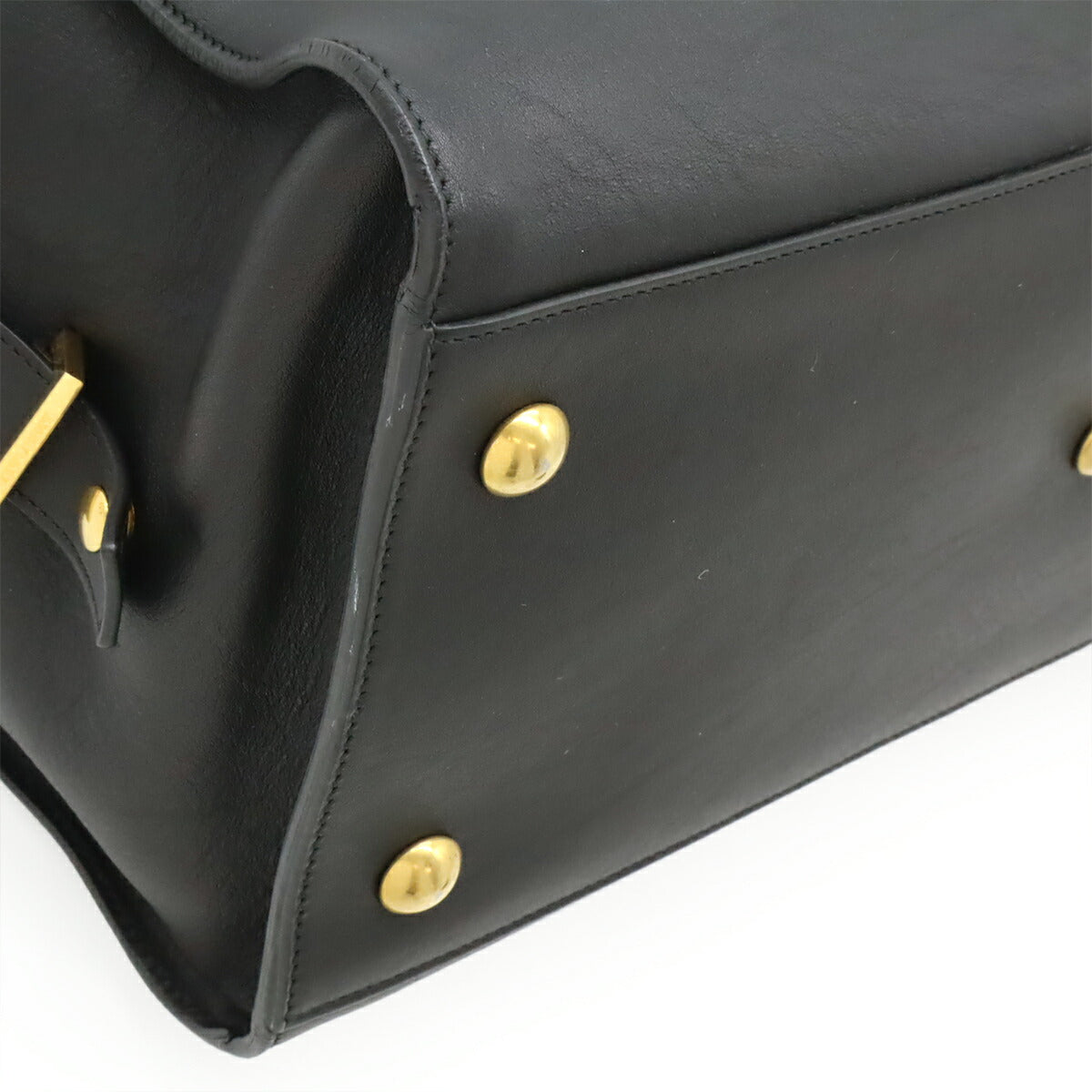 YSL Saint Laurent Paris Cabas Ligne Handbag Leather Travel Bag