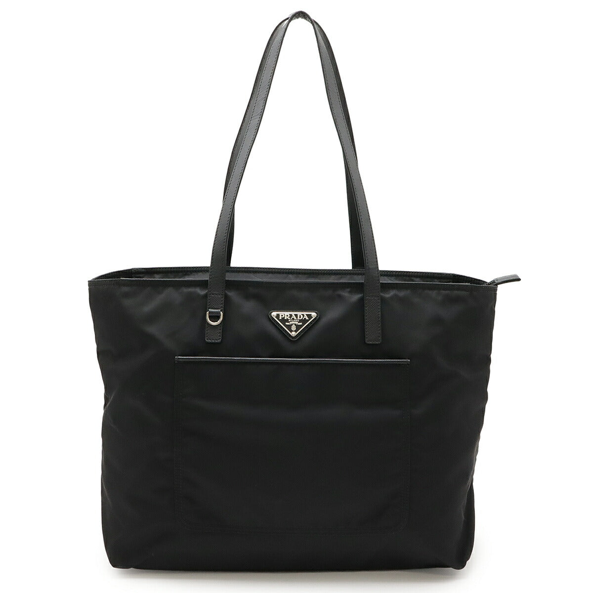 Prada Vela 2Way Bag Leather Nylon Travel Bag