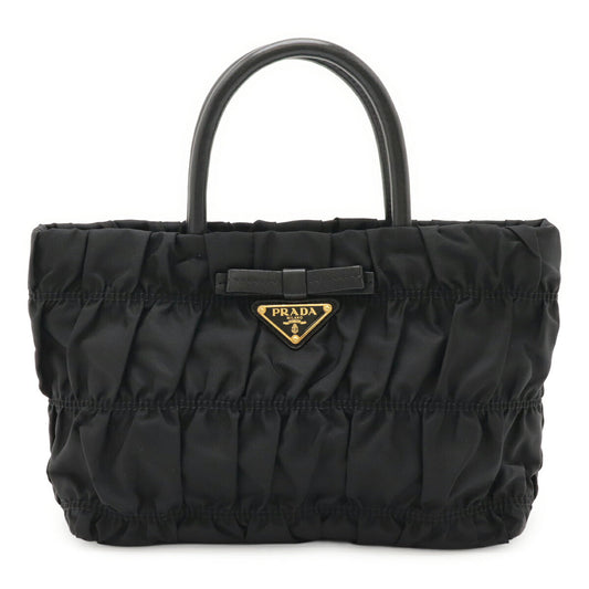 Prada Prada Bn1675 Nylon Leather Handbag Travel Bag