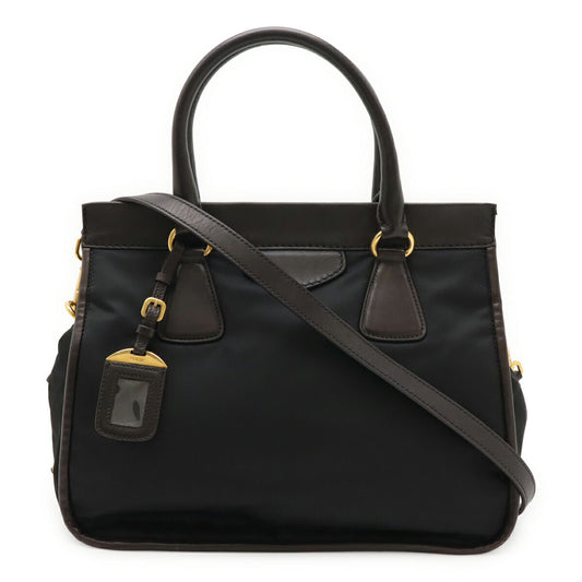 Prada Tessuto City 2Way Handbag Nylon Travel Bag