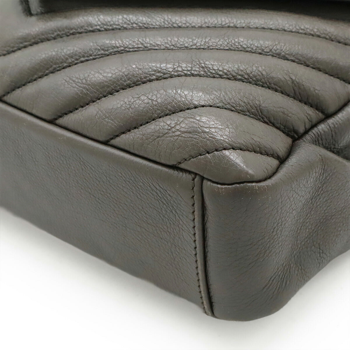 YSL Saint Laurent College 2Way Handbag Leather Travel Bag
