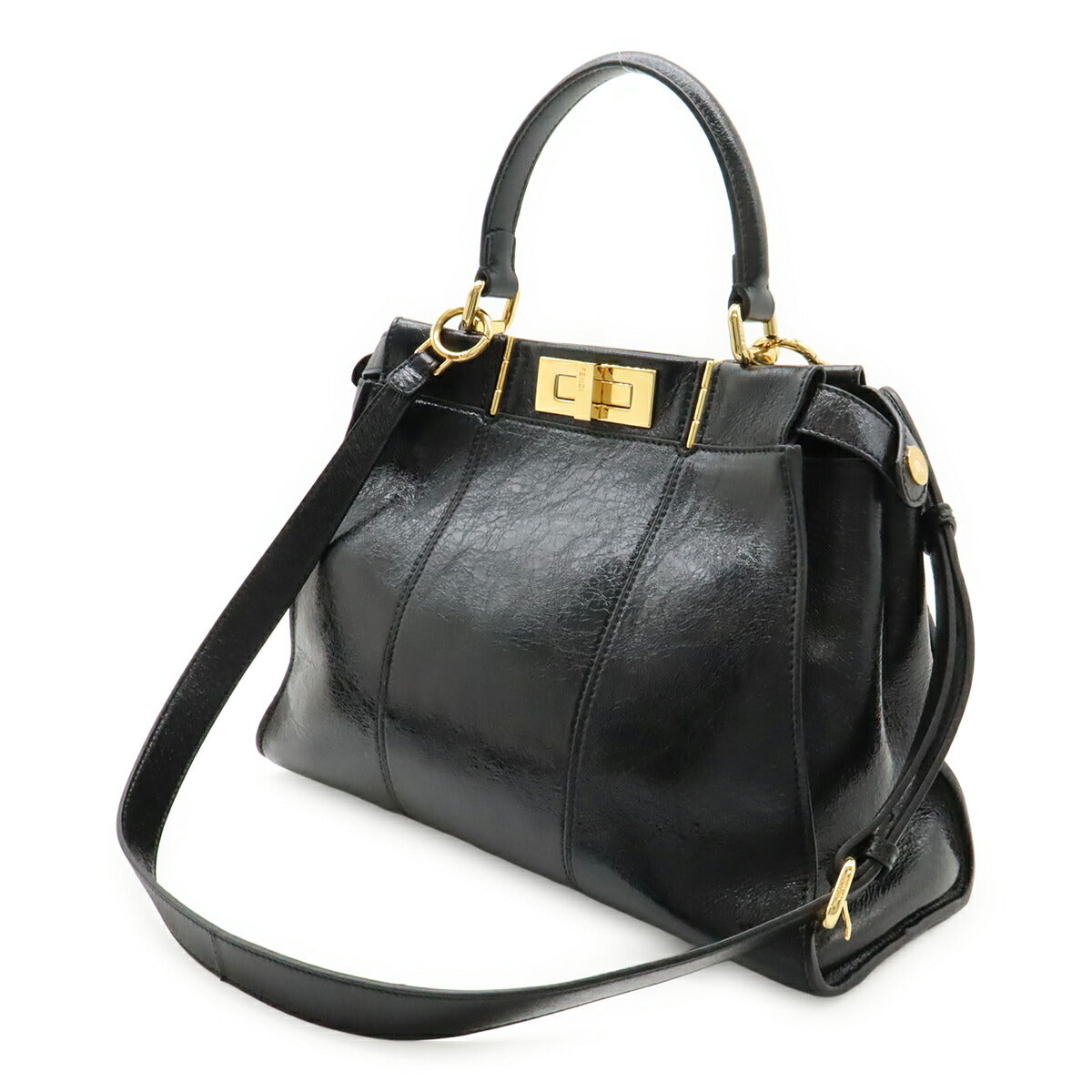 Fendi Peekaboo 2Way Bag Leather Travel Bag 2Way Bag 18