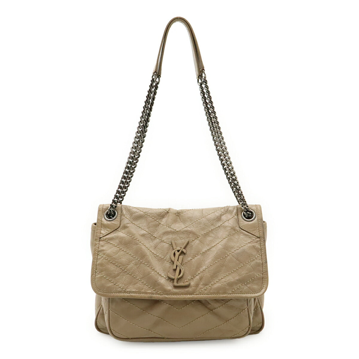 YSL Saint Laurent Niki Shoulder Bag Leather
