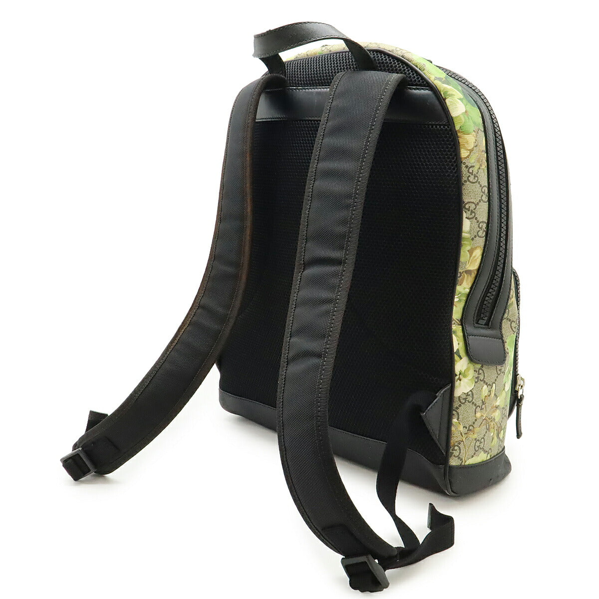 Gucci Blooms Supreme Coated Backpack Leather Canvas