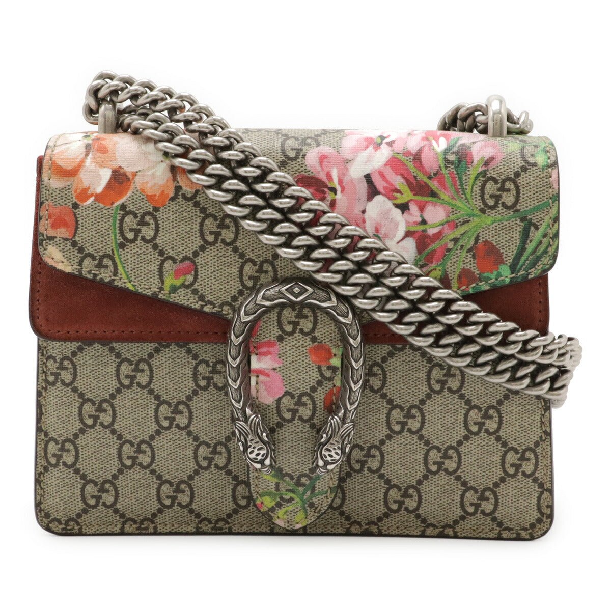 Gucci Dionysus Blooms Coated 2Way Shoulder Bag Canvas