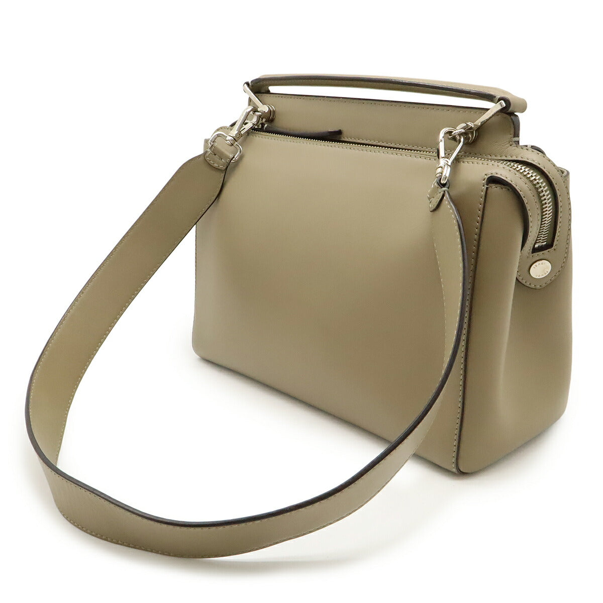 Fendi Dotcom 2Way Bag Leather Travel Bag Leather 2Way Bag