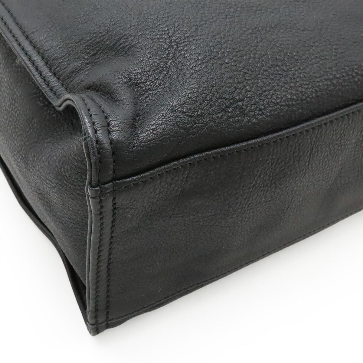 Fendi Ff 2Way Bag Leather Logo Travel Bag