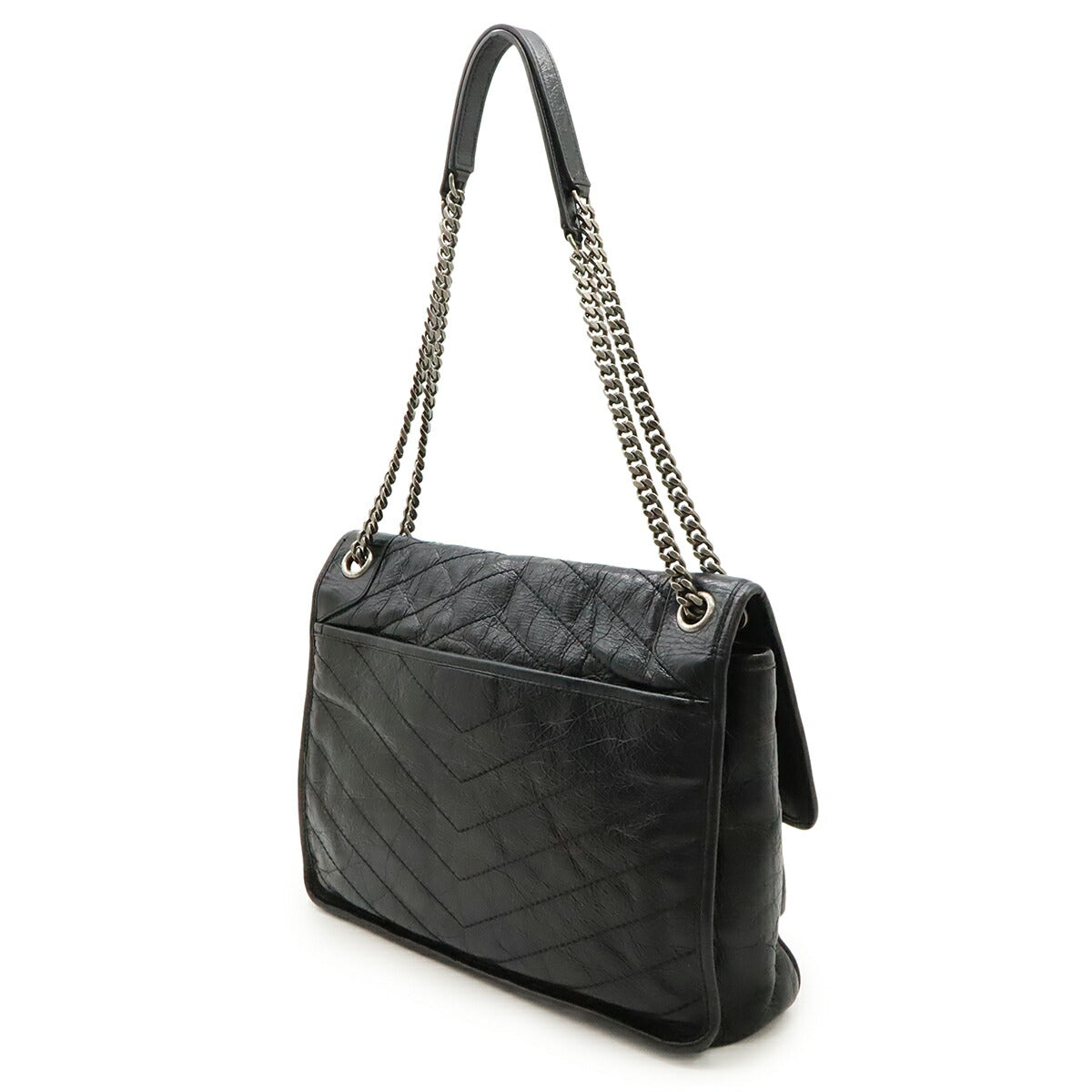 YSL Saint Laurent Paris Niki Shoulder Bag Leather