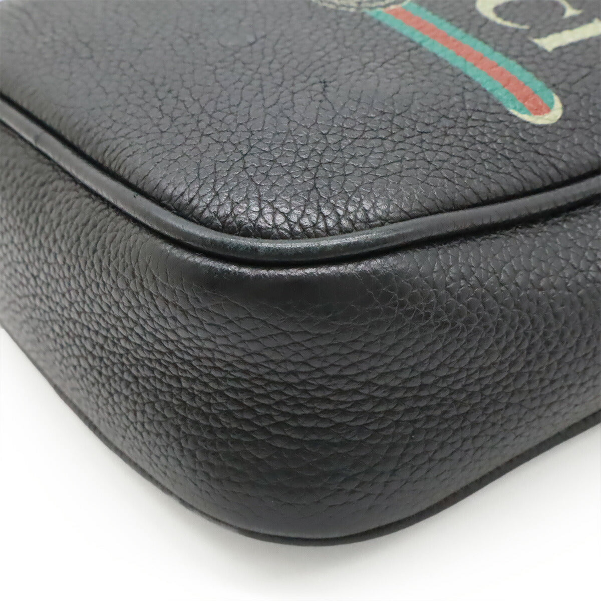 Gucci Print Shoulder Bag Leather Bag 2