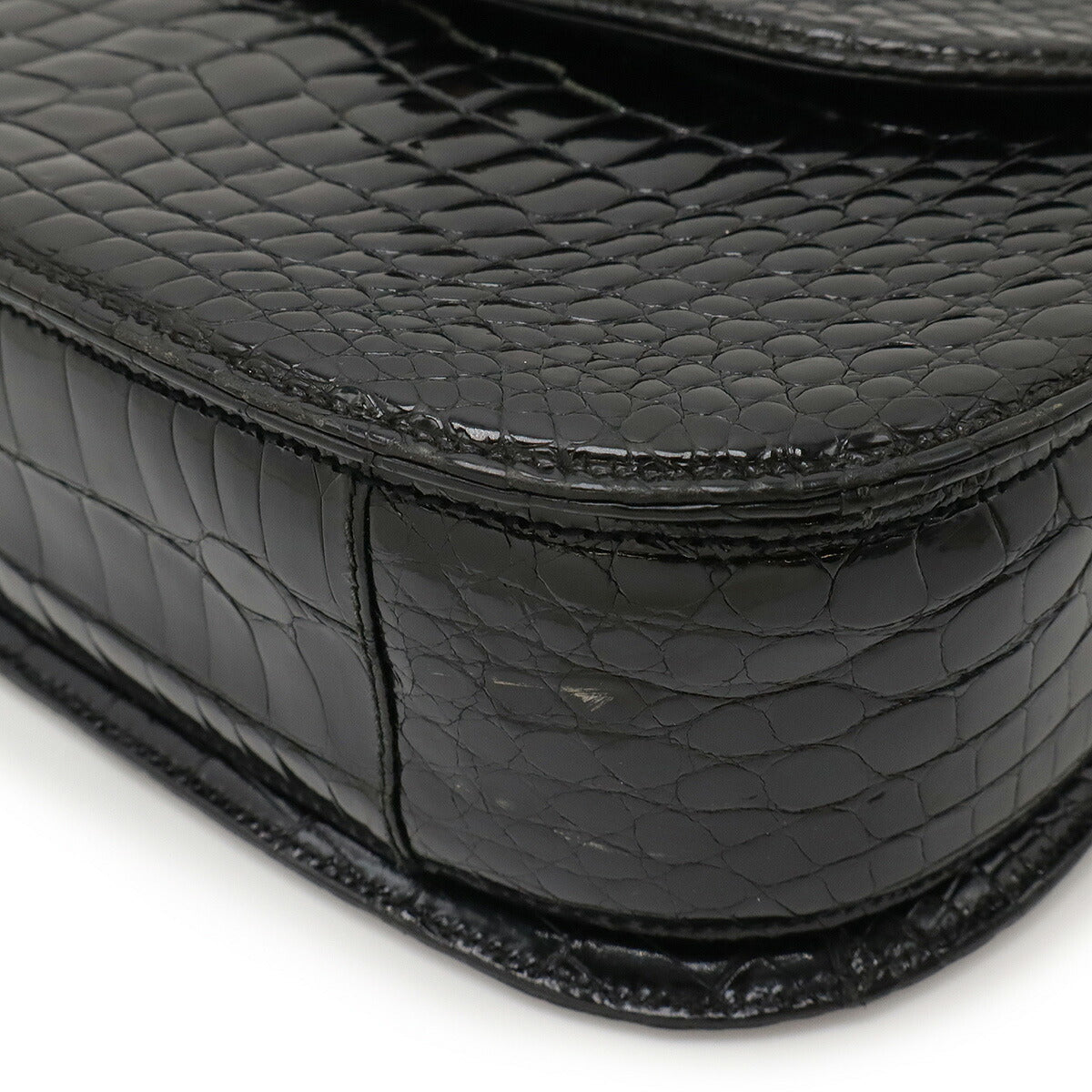 Gucci Bamboo Crocodile Handbag Travel Bag