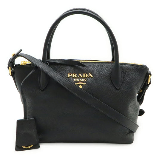 Prada Vit Daino 2Way Handbag Travel Bag