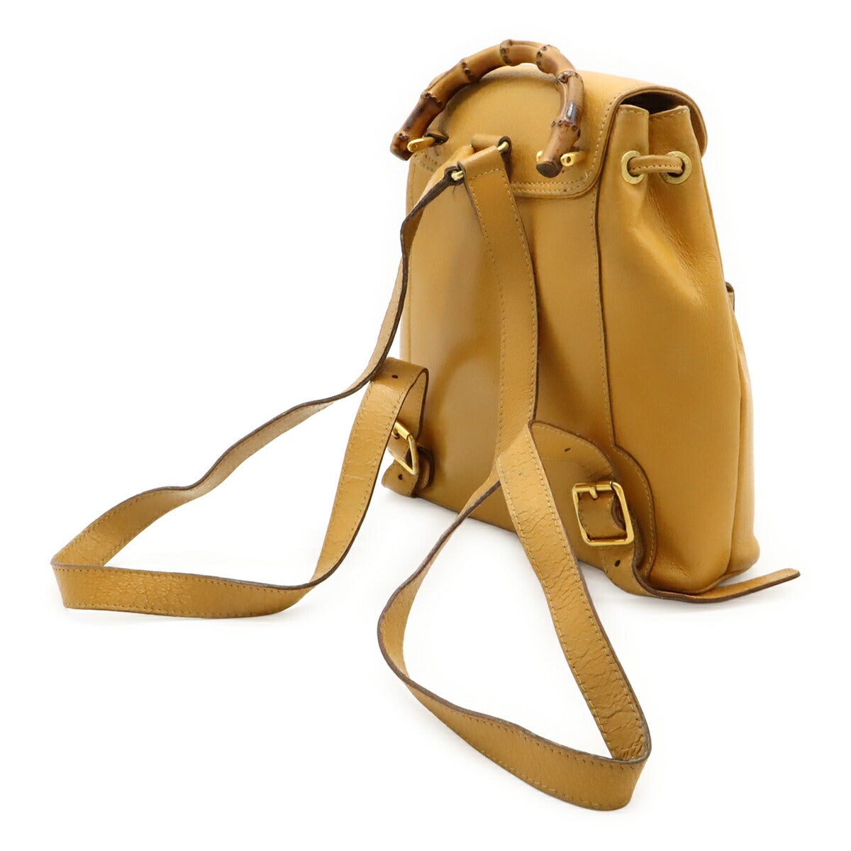 Gucci Bamboo 2Way Backpack Leather Backpack 2