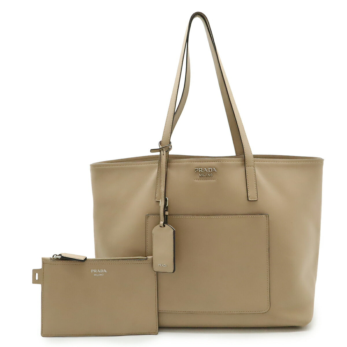 Prada 1Bg038 2Way Bag Leather Travel Bag