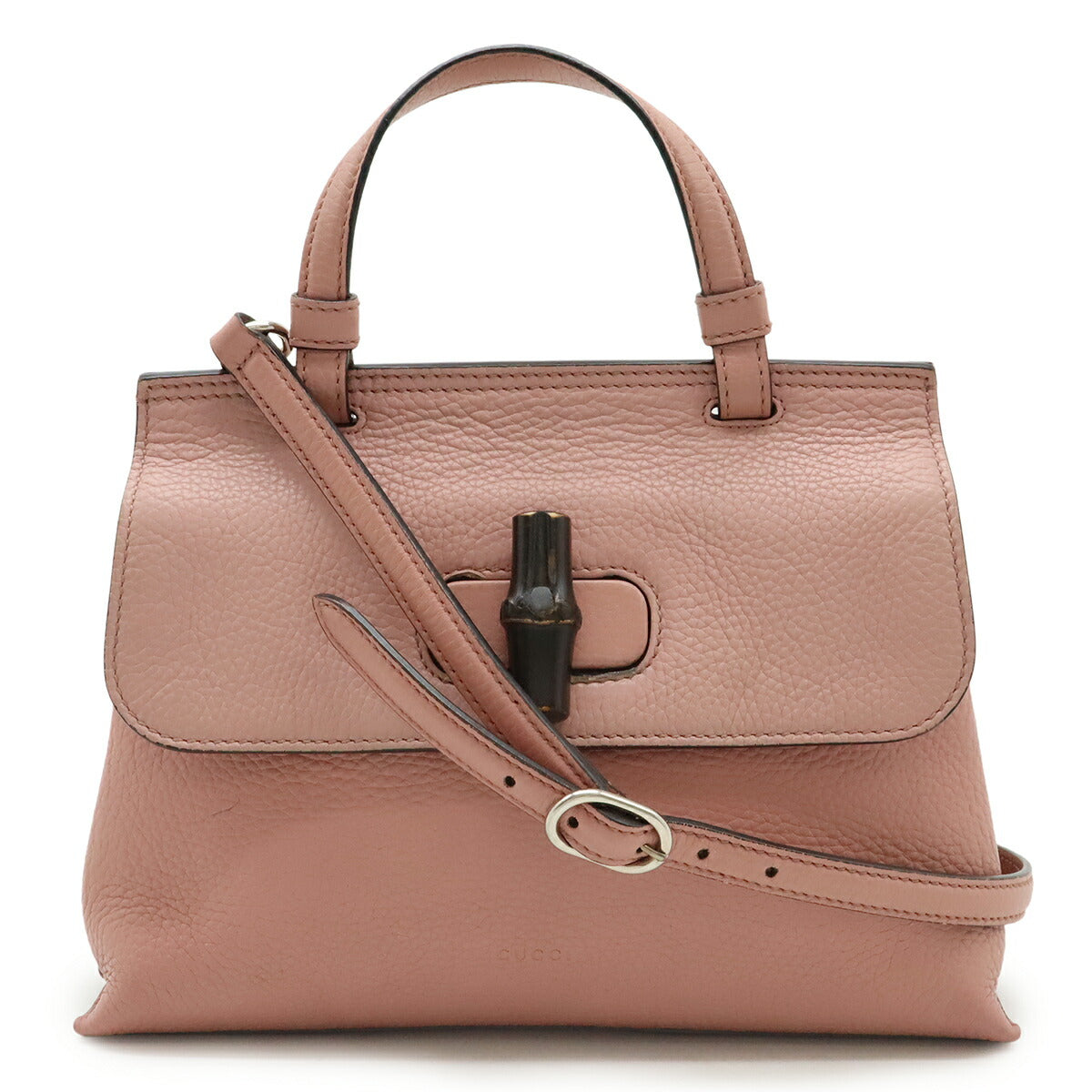 Gucci Bamboo Daily 2Way Bag Leather Travel Bag Bag 2