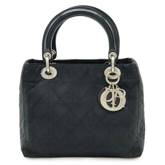 Dior Christian Lady Cannage Handbag Nylon Travel Bag