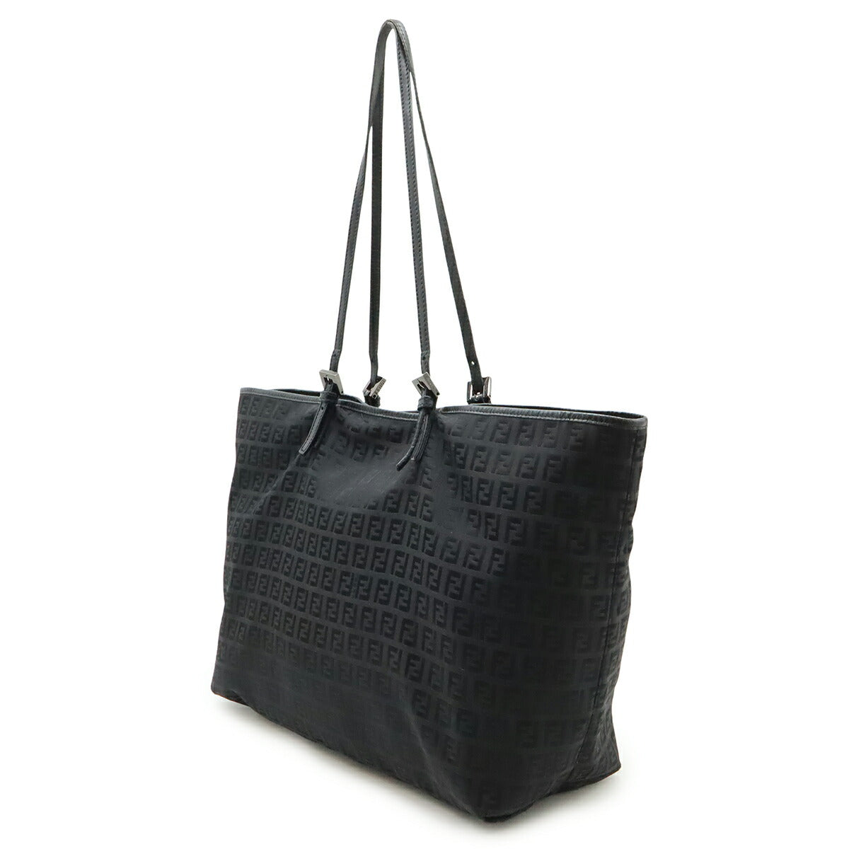 Fendi Zucchino 2Way Bag Leather Canvas Travel Bag 2Way Bag 1