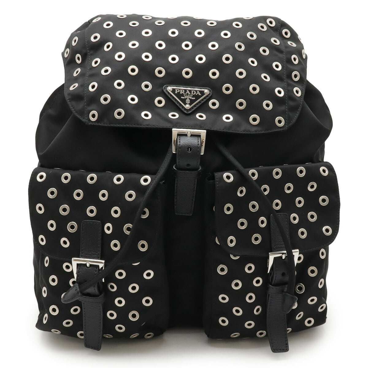 Prada 1Bz811 Backpack Leather Nylon