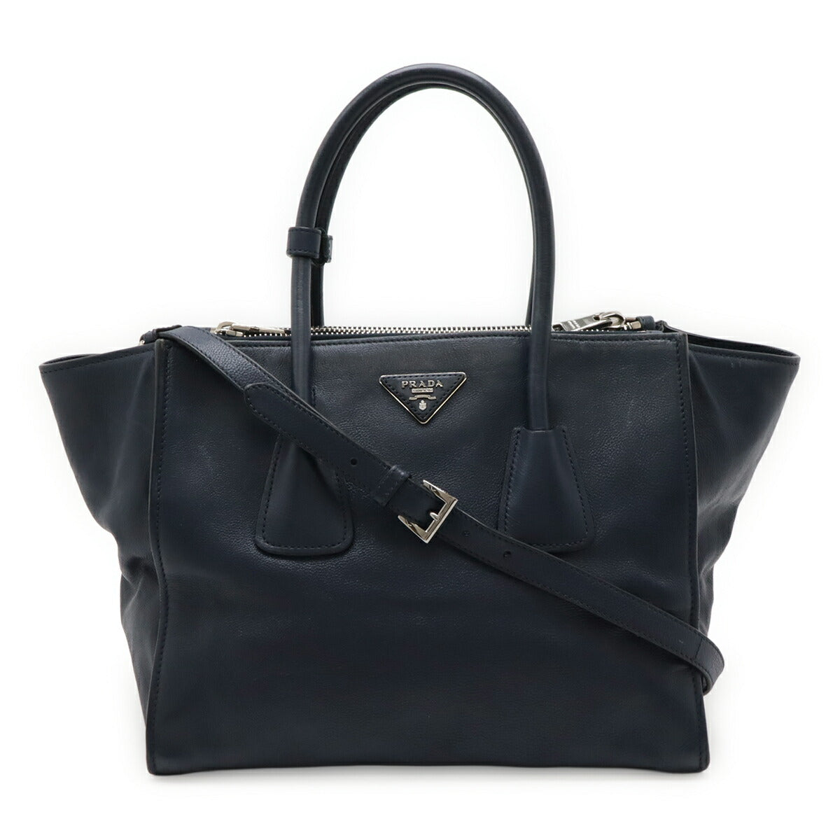 Prada 2Way Bag Leather Travel Bag 2Way Bag 2